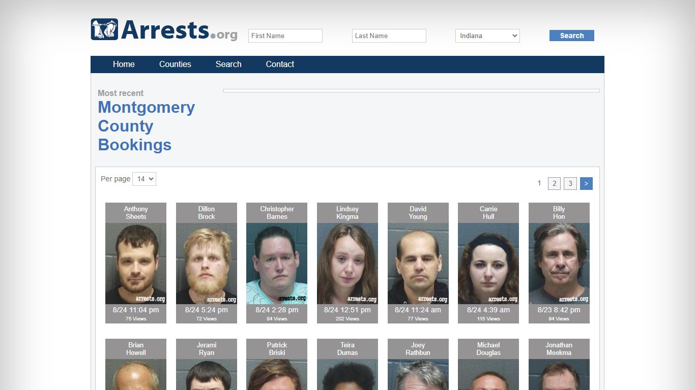 Montgomery County Arrests and Inmate Search
